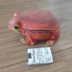 ソフビ　蛙の置き物の画像