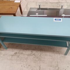 ★ジモティ割あり★ IKEA TV台 ライトブルー W122×D...