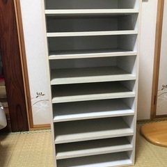 科目ごとに仕分け出来る9段棚
