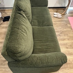 オリーブグリーン 2人掛けソファ オリーブグリーン 2人掛けソファ