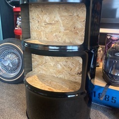 オシャレなドラム缶棚