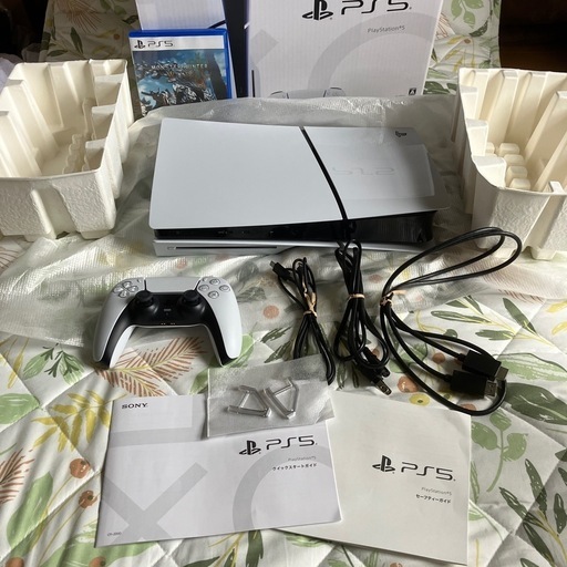 本日中ならモンハン付き！SONY　PlayStation5　CFI-2000 A01　 値下げ❣️美品 初期化済 SONY PS5 CFI-2000 A01 モンハン ワイルズ