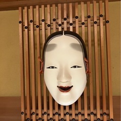 能面　壁掛け