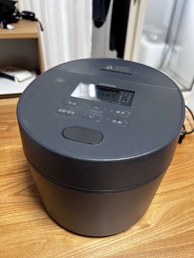アイリスオーヤマ 炊飯器 3合 IH式 　RC-ISA30AZ-HA アッシュ
