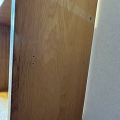 【受渡決定】無印良品 スタッキングシェルフ オーク材 5列5段 50型TV設置可の画像