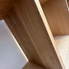 【受渡決定】無印良品 スタッキングシェルフ オーク材 5列5段 50型TV設置可の画像