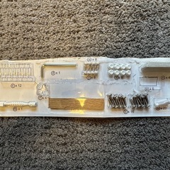 【受渡決定】無印良品 スタッキングシェルフ オーク材 5列5段 50型TV設置可の画像