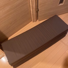 三つ折りマットレス+枕+布団セット