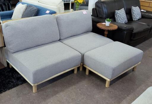 ファブリックカウチソファー(1P1Pプラスカウチセット)