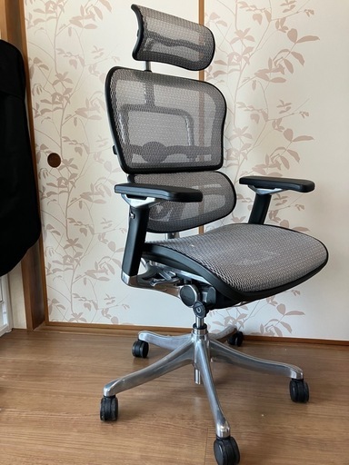 【6/30まで・大津町の指定場所に取りに来てくれる方限定】オフィスチェア　エルゴヒューマンプロ