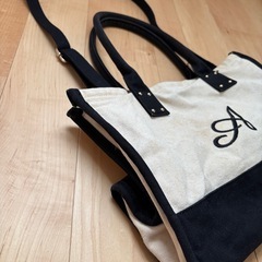 イニシャルA2wayトートバッグの画像