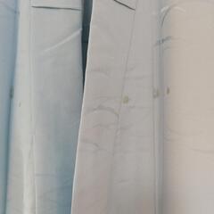 ブルー着物　白帯セット　詩吟等の画像