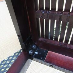 夏に！竹のローテーブルの画像