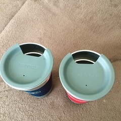 スタンレー　ステンレスタンブラー 赤青セットの画像
