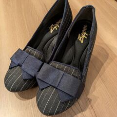 【22.5cm】パンプス（ヒール約6cm）