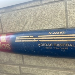 アディダス adidas 軟式少年用　青木　軟式少年用 金属バット　の画像