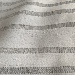 ニトリ　190×100 グレーのストライプ　1
セット　カーテンの画像