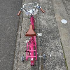 子供用自転車 SCALARE STYLE 16インチ 補助輪付き ピンク H６G１９７９８錆多  【こちらは店舗です。浜村鹿野温泉ICから3分 買取本舗 宮本リサイクル 営業時間9～19時 定休日水曜のみ←連絡できませんm(_ _)m】の画像