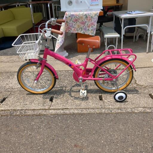 子供用自転車 SCALARE STYLE 16インチ 補助輪付き ピンク