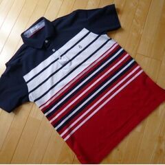 ★ハッシュパピー★Hush Puppies★ポロシャツ★ボーダー★Ｌ★
