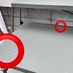 アウトドア　折りたたみキッチンテーブルの画像