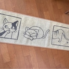猫柄カーペット