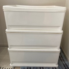 【ニトリ】リビングチェスト  収納ケース３段