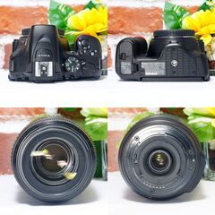【全国送料無料】 Nikon D5600✨Wi-Fi転送 高画質 望遠レンズセット ズームセット✨ 届いたらすぐに使えます✨ ニコンの画像
