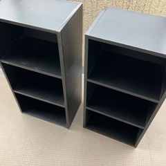 無料【本日お引き取り優先】カラーボックス2個セット