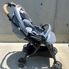 スゴカルα 4キャス compact コンパクト ベビーカー　エッグショック simplightの画像