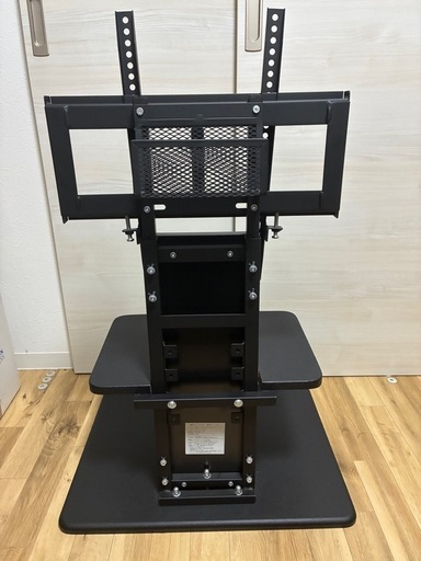 【美品】ニトリ　壁寄せテレビスタンド　WAT ロータイプ　棚あり