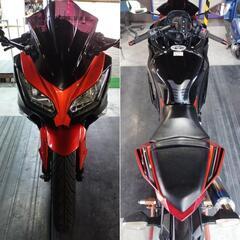 ★全国陸送手配可能★ カワサキ Ninja250 黒×オレンジ ★ ニンジャ 自賠責保険R7.12まで残りありの画像