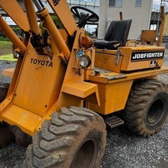トヨタ ショベルローダ　ディーゼル ホイールローダーJOBFIGHTER8埼玉県「バケットは修理が必要かもしれないため、6万円安くなりますの画像