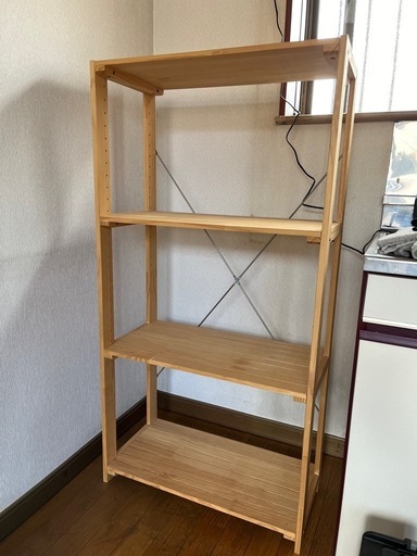 ニトリ木製ラック (mimtys) 西八王子の収納家具《棚、シェルフ》の中古