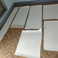 クッションフロア大量　ヘリンボーン　DIY