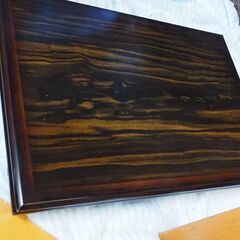黒柿、花台、貴重、３３ｘ４８ｘ６