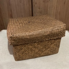 蓋付きアジアン小物入れ