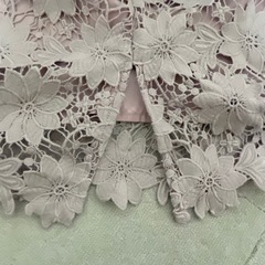 くすみピンクのレーススカートです☺️の画像