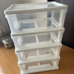 収納ケース4段の画像