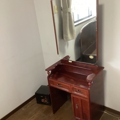 鏡台　ドレッサー　カバー付き