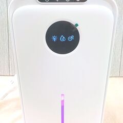 除湿機 大容量 2.2L ペルチェ式 静音 YP2318 タイマー付き 湿気取り 小型 コンパクト 七色ライト 西岡店の画像