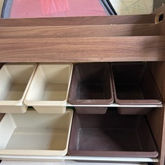 おもちゃ収納 本棚収納付き