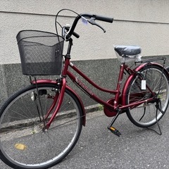 298番　全車両格安販売‼️ 24インチ シティサイクル　ママチャリ