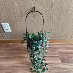 IKEA イケア ハンギングプランター 室内 屋外用 ブラックの画像