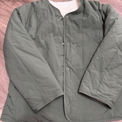 UNIQLO レディース　リバーシブル　ボアブルゾン　カーキ　M