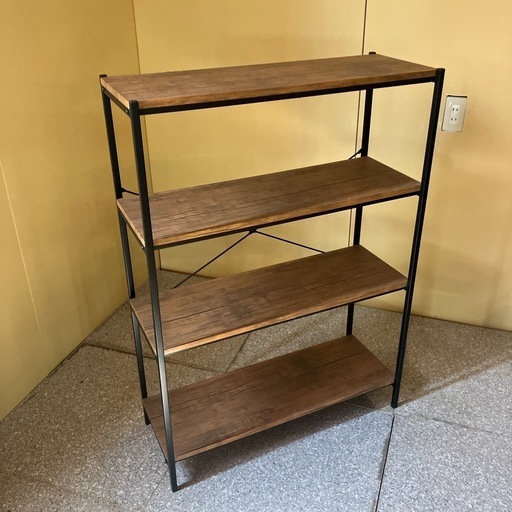 salut!（サリュ） オールドアイアンラック3段ホワイト オールド