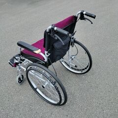車椅子 軽量 折りたたみ アルミの画像