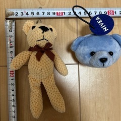 ニベアくまちゃん　おかおマスコット　ぬいぐるみ　ストラップの画像