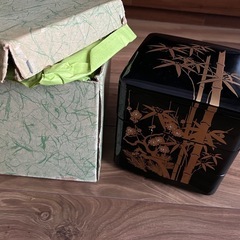 プラスチック製お重箱/弁当箱/黒
