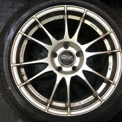 タイヤ走行短め PIRELLI ASIMMETRICO 225/45R17【OZ Racing ウルトラレッジェーラ 17インチ 7.5J5HPCD112+50】23年製 VW等 　(VTP165)の画像